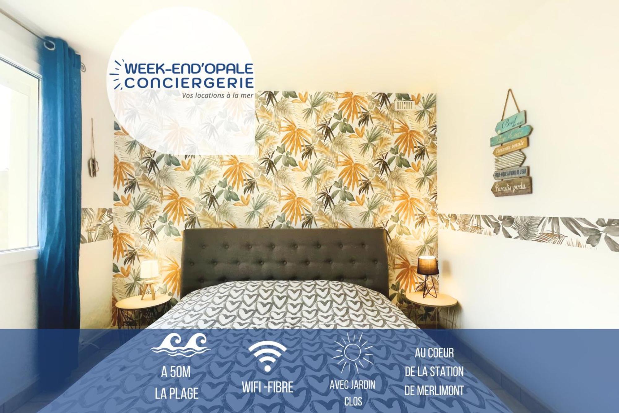 Appartement A Quelques Pas De La Plage Avec Jardin Мерлимон-Плаж Экстерьер фото